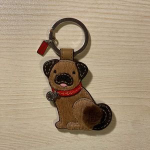 Coach Pug Keychain